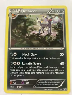 Pokemon Umbreon TCG XY96 XY Black Star Promo Holo RARE NM MINT - Image 2