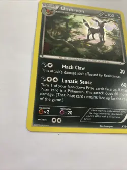 Pokemon Umbreon TCG XY96 XY Black Star Promo Holo RARE NM MINT - Image 5