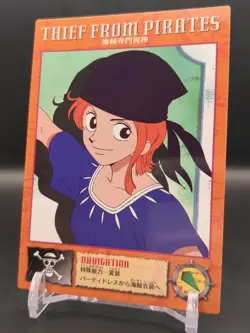 Nami #46 One Piece Carddass Masters Card 2000 Bandai Japanese TCG CCG JUMP B1 - Image 1
