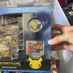 Nintendo Pokemon TCG: Celebrations Deluxe Pin Collection 820650809422 - Image 2