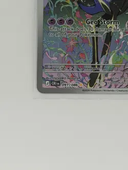 Pokemon Xerneas 091/086 CRI EN Holo Basic 130 HP Psychic Card Illustration Rare - Image 3