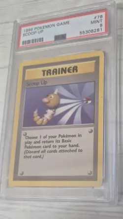 1999 Scoop Up 078/102 Base Set Pokemon Trainer PSA 9 - Image 1