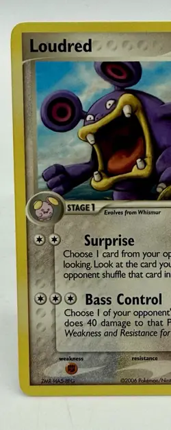 Loudred 23/100 EX Crystal Guardians Stamped Non Holo 2006 Pokemon TCG NM - Image 2