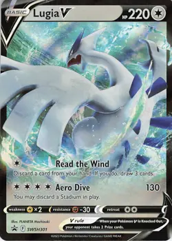 Lugia V Holo Promo SWSH: Sword & Shield Promo Cards SWSH301 NM - Image 1