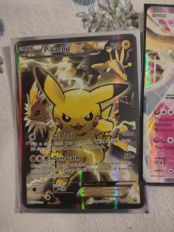 Pokemon Pikachu EX & Dragonite EX Holo Cards Lot XY Set 2016 - Image 1