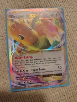 Pokemon Pikachu EX & Dragonite EX Holo Cards Lot XY Set 2016 - Image 2