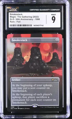 SMOKESTACK Secret Lair Foil 30th Anniversary CGC 9 MTG [Nostalgium] - Image 1