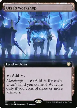 Urza's Workshop (Extended Art) Commander: The Brothers' War Regular - Image 1