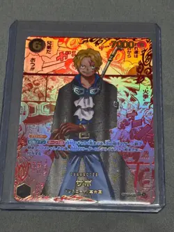 One Piece Card Sabo OP13-120 Super Comic SEC Red Paralle Japanese DHL OP13 Manga - Image 3