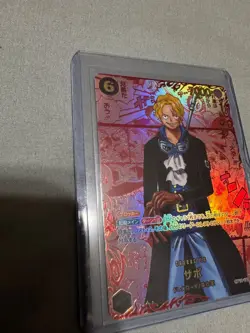 One Piece Card Sabo OP13-120 Super Comic SEC Red Paralle Japanese DHL OP13 Manga - Image 4