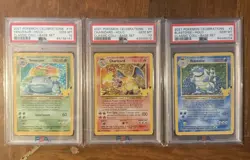2021 Pokemon TCG Celebrations Set PSA 10 Blastoise Venusaur Gem Mint Charizard - Image 1