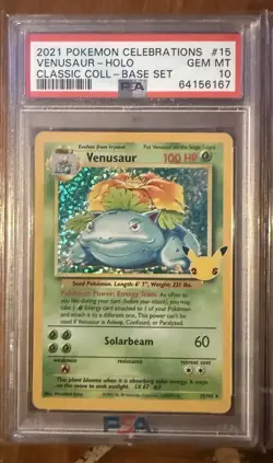 2021 Pokemon TCG Celebrations Set PSA 10 Blastoise Venusaur Gem Mint Charizard - Image 3