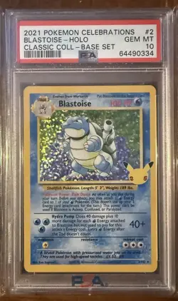 2021 Pokemon TCG Celebrations Set PSA 10 Blastoise Venusaur Gem Mint Charizard - Image 4
