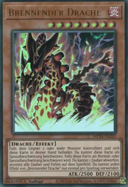 yugioh Brennender Drache MP24-DE251 ULTRA RARE 1AUFLAGE Deutsch - Image 1