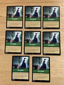 8 Card Lot Disney Lorcana Chapter 1 Do It Again! Rare 94/204 - Image 1
