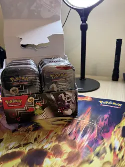 Black Bolt White Flare Mini Tin- 2 packs - Image 1