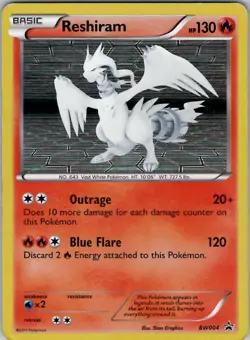 Reshiram - Black and White Promos BW004 Holo LP/NM - Image 1