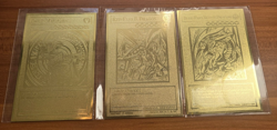 Red Eyes Black Dragon|Blue Eyes White Dragon|Dark Magician - Golden Metal Cards - Image 1