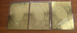 Red Eyes Black Dragon|Blue Eyes White Dragon|Dark Magician - Golden Metal Cards - Image 4