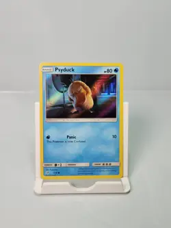 Psyduck 7/18 Holo Detective Pikachu S&M Pokemon Card 2019 - Image 1