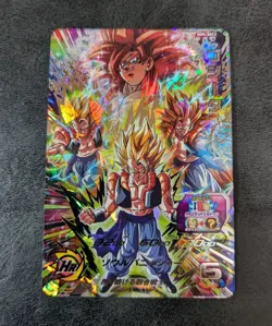 ++ Dragon Ball Heroes card Gogeta SS3 SS4 MM5-SEC3 SEC Holo JAPANESE - Image 1