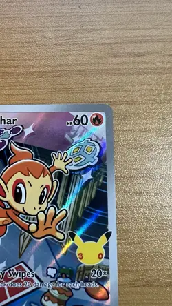 First Partner Illustration Chimchar 041 Promo Pokemon Card Near Mint Condition - Image 3