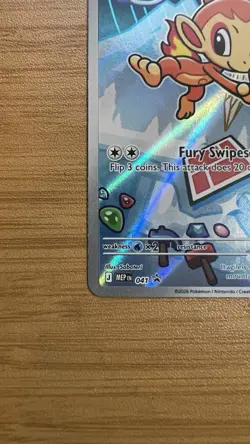 First Partner Illustration Chimchar 041 Promo Pokemon Card Near Mint Condition - Image 4