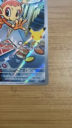 First Partner Illustration Chimchar 041 Promo Pokemon Card Near Mint Condition - Image 5