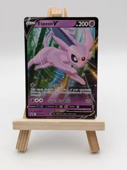 Espeon V SWSH201 SWSH: Sword & Shield Promo Card Holgraphic - Image 1