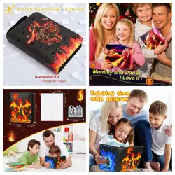 4 Pocket Trading Card Binder Album With 50 Removable Sleeves Portable Zipper New - Image 3
