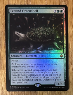 MTG Bloomburrow, Fecund Greenshell - Foil - Image 1