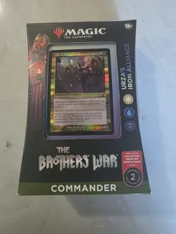 New and Sealed x 1 The Brothers' War Commander Deck - Urza's Iron Alliance MTG P - Image 1