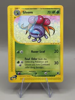 Pokemon Gloom 78/165 Expedition Reverse Holo E-Reader 2002 Near Mint - Image 1