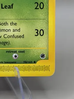 Pokemon Gloom 78/165 Expedition Reverse Holo E-Reader 2002 Near Mint - Image 4