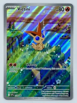 Pokemon Victini #208 Black Star Promo Card Scarlet Violet Holo NM/M - Image 1