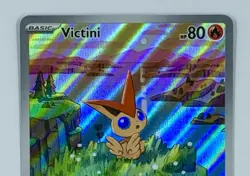 Pokemon Victini #208 Black Star Promo Card Scarlet Violet Holo NM/M - Image 3