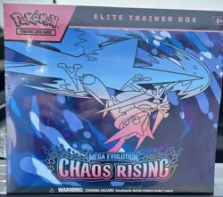 Pokemon Chaos Rising Elite Trainer Box New Factory Sealed - Image 1