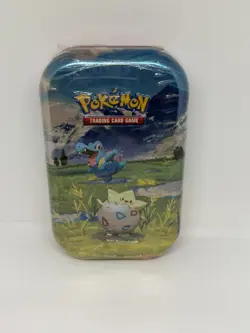 Pokemon TCG Mega Evolution Ascended Heroes Mini Tin Togepi & Totodile Sealed - Image 1