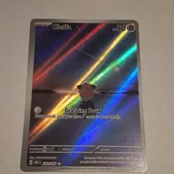 Pokemon Cleffa 202/197 SV03 Obsidian Flames Illustration Rare Holo - Image 2
