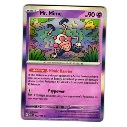 MR. MIME 122/165 SCARLET AND VIOLET 151 POKEMON TCG - Image 1