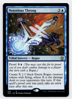 Notorious Throng [033] ZNC Rare Non-Foil [MTG Card English] - Image 1