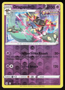 Dragapult 130/264 Holo Rare Fusion Strike Pokemon Holo Lightly Played - Image 1