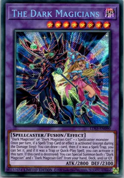 Yugioh The Dark Magicians LDS3-EN090 1st Edition Secret Rare NM - Image 1