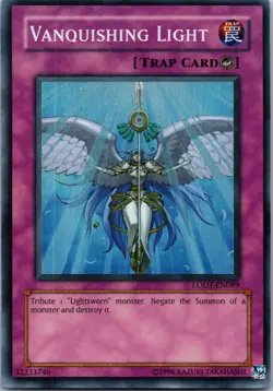 Yugioh Vanquishing Light LODT-EN089 Super Rare NM - Image 1