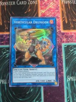 Yu-Gi-Oh! Vorticular Drumgon CYHO-EN041 1st Edition Super Rare NM c3/ - Image 1