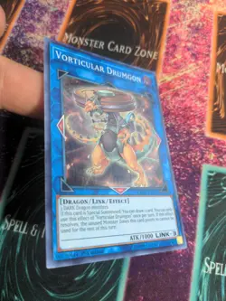Yu-Gi-Oh! Vorticular Drumgon CYHO-EN041 1st Edition Super Rare NM c3/ - Image 2