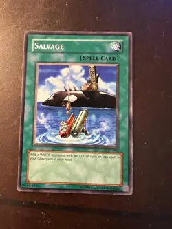 Yu-Gi-Oh! - IOC-EN096 - Salvage - 25th - Unl. Ed. - NM/M smoke/pet free - Image 1