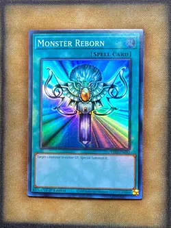 Yugioh Monster Reborn RA03-EN052 Super Rare 1st Ed NM - Image 1