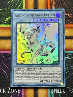 Albion The Branded Dragon | FADED! | LIOV-EN033 | Ultra Rare | 1st Ed | YuGiOh! - Image 1