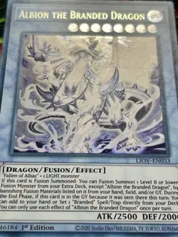 Albion The Branded Dragon | FADED! | LIOV-EN033 | Ultra Rare | 1st Ed | YuGiOh! - Image 3